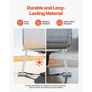 Stabilizzatore Universale per Camper da 12 a 28 Pollici, Design Compatto Pieghevole, Altezza Regolabile, Facile da Riporre, Accessori Esterni per Camper - Product Image 5