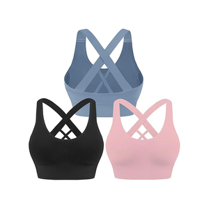 Sujetador Deportivo Personalizado de Alta Calidad, Transpirable, de Secado Rápido, Resistente a Impactos, con Gran Soporte, de Poliéster/Nailon, para Yoga, Gimnasio y Running para Mujer - Product Image 1