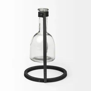 Vase à fleurs en métal artisanal de qualité supérieure, artisanat de designer pour les hôtels de luxe, les restaurants, les lieux de mariage et les projets de décoration intérieure - Product Image 3