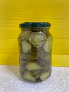 Premium Crinkle Cut Hamburger Dill Gherkin Chips in Vinegar | OEM Private Label Available - Product Image 3