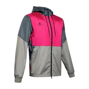Ensemble de survêtement en nylon pour homme, veste coupe-vent et pantalon, demi-zip, manches longues, tenue décontractée pour le jogging 2026 - Product Image 1