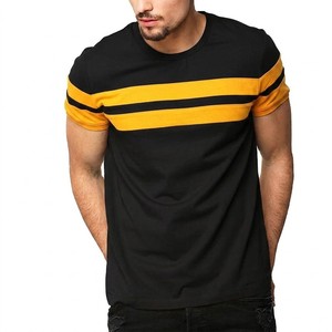 เสื้อยืดผู้ชายสีดำ ผ้าฝ้ายถัก 100% คอกลม แขนสั้น สไตล์ลำลอง เท่ห์ๆ ใส่สบาย เนื้อผ้านุ่ม ทันสมัย เหมาะกับหน้าร้อน สตรีทแวร์ - Product Image 1
