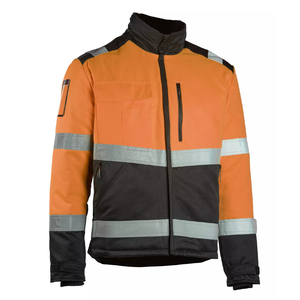 <b>Hi</b>-<b>Vis</b> Work Safety <b>Jacket</b> Men's Two Tone High Visibility Reflective Safety <b>Jackets</b> for Men Genuine Adults - Product Image 4