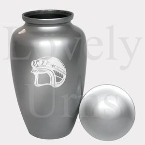 Motorbike Helmet Cremation Urn <b>for</b> Human <b>Ashes</b> Memorial Funeral Urn Decorative <b>Keepsake</b> <b>Ash</b> Container Motorcycle Theme - Product Image 3