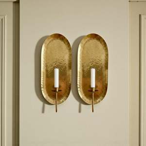 Arched Brass Wall Candle Holder <b>Sconce</b> for Home Decoration Heat Resistant Metal Candle Holder - Product Image 6