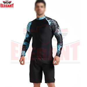 เสื้อแรชการ์ดสำหรับผู้ใหญ่ แห้งเร็ว ป้องกันแสงแดด สวมใส่สบาย ระบายอากาศได้ดี ยืดหยุ่นสูง รับสกรีนโลโก้ ชุดออกกำลังกาย - Product Image 2