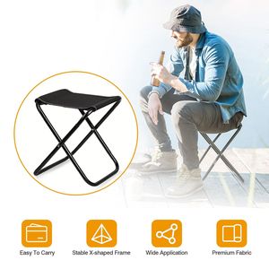 <b>Portable</b> Foldable Camping <b>Stool</b> 275.6LBS Load Capacity for Fishing Backpacking Hiking with Carry Bag - Product Image 3