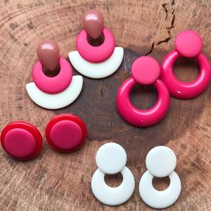 Pendientes de Resina Floral de Lujo, Pendientes Artísticos Hechos a Mano con Flores Incrustadas para Mujer, Joyería Elegante de Moda - Product Image 6