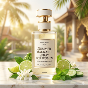 ProduxPro OEM Summer Long Lasting Luxurious Fragrance Spray Women <b>Halal</b> ISO/GMP Certified 3-Year Shelf Life Regular Size - Product Image 2
