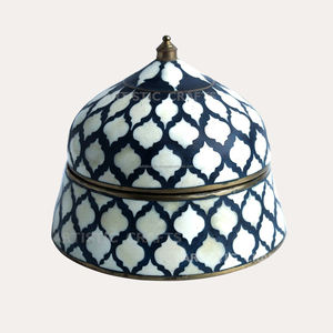 Cadeau de noël bois os incrustation magasin boîte ensemble fantastique Look os incrustation boîte métal boîte maison et mariage décor - Product Image 4