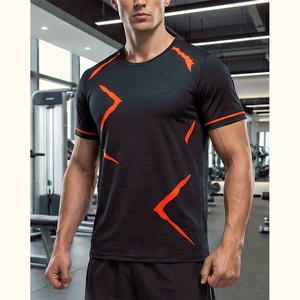 เสื้อยืดโอเวอร์ไซส์ผ้าคอตตอนถักคุณภาพสูงสำหรับผู้ชาย 220gsm ป้องกันการเป็นขุย เหมาะสำหรับออกกำลังกาย วิ่ง เล่นกีฬา ไซส์ใหญ่ เสื้อเปล่า สามารถสั่งทำได้ - Product Image 5