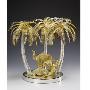 Brass <b>Tree</b> Design Handicraft Handmade Modern Living Room Tabletop Sculpture Gift - Product Image 6