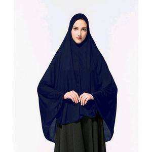 2026 Elegant Plain Hijab for Ladies Lightweight Breathable Muslim Scarf Islamic Head Wrap Wholesale 2026 - Product Image 2