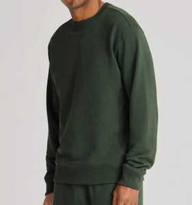 Ropa Deportiva para Hombre, Cuello Redondo, Chándal Ajustado, Ropa de Fitness, 100% Algodón, Felpa, 370 g/m², Chándal Cómodo y Cálido - Product Image 2