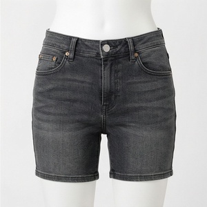 Shorts de Mezclilla de Cintura Alta para Mujer, Vaqueros Rotos y Desgastados, Pantalones Casuales de Moda Urbana para Verano, Ropa para Uso Diario al Aire Libre - Product Image 1