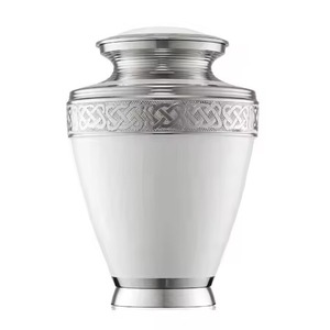 Urne funéraire en métal Arbre de Vie vert pour cendres humaines, taille standard, urne commémorative pleine grandeur pour cendres de homme et de femme, urne décorative - Product Image 3