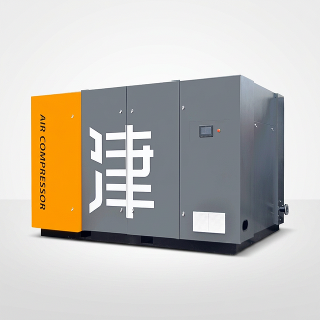 New 3.0-5.0MPa Medium High Pressure Lubricated Screw Air Compressor with Motor for Industrial PET Bottle Blowing