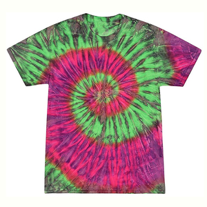 T-shirt tie-dye en coton premium pour homme, style streetwear oversize, chemise sur mesure à longueur allongée, fabricant de marque privée - Product Image 6