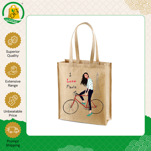 Bolsas de Yute con Asa y Correa para el Hombro, con Diseño Moderno y Estampado a la Moda, de Alta Calidad y Bajo Precio de Mercado, para Viajes y Uso Diario - Product Image 6