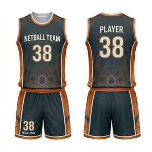 Tenues de netball personnalisées pour femmes, robe de netball 100% polyester, haute qualité, logo personnalisé, ventes chaudes, uniforme de netball respirant - Product Image 2