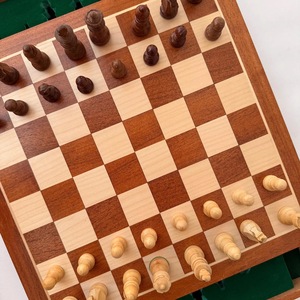 ILAHI's Eco-Friendly Rustic Polished Rectangle <b>Chess</b> <b>Board</b> Game 100% Handmade Pure Wood Animal/Love Style Customized Size <b>Chess</b> - Product Image 3