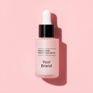 เซรั่มบำรุงผิวหน้าไนอะซินาไมด์ 5% ODM/OEM - บรรเทาอาการระคายเคืองและรอยแดง ผลิตภัณฑ์ดูแลผิวหน้า ผู้ผลิตเซรั่มบำรุงผิว เสริมด้วยเรตินอล - Product Image 3