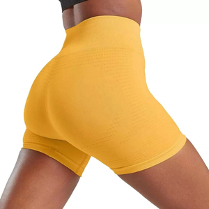Shorts de yoga OEM personnalisés avec logo, shorts de sport sans couture pour femmes, vêtements de fitness, approvisionnement en gros - Product Image 5