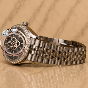 Reloj de Pulsera de Lujo con Moissanita para Hombre, con Incrustaciones de Piedras, de Acero Inoxidable, con Diamantes - Product Image 3