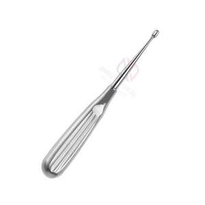 Curette osseuse 170 mm Fig. 1 |   Instrument chirurgical en acier inoxydable de 5,2 mm de largeur |   Outil orthopédique réutilisable - Product Image 3