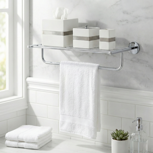 Étagères d'angle de salle de bain murales en métal bricolage moderne stockage à domicile de Taiwan-vente en gros de produits MIT - Product Image 1