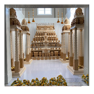 Fiber Reinforced Plastic South Indian Mandap for <b>Wedding</b> Event Party Decoration-Durable Custom <b>Box</b> Packaging Shobha Jain Impex - Product Image 1