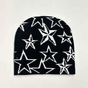 Gorro Unisex de Punto Jacquard, 100% Acrílico, Gorro Casual de Invierno Multicolor, Talla Adulto 56-58CM - Product Image 3