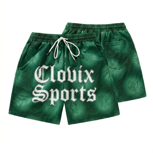 Shorts en maille tendance pour l'été, pour hommes, avec logo personnalisé, séchage rapide, shorts de bain, shorts de plage, respirants, légers, shorts de sport, streetwear - Product Image 3