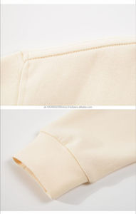 เสื้อฮู้ดดี้สีพื้นทรงหลวมสบาย ระบายอากาศได้ดี พร้อมลายปัก ผลิตด้วยวิธีการถักแบบ Grab Fleece แบรนด์เสื้อฮู้ดดี้ - Product Image 5