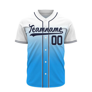 Camiseta deportiva de béisbol con botones, sublimada, para equipo, para actividades al aire libre. - Product Image 5