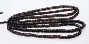 Cuentas Heishi de Cuarzo Ahumado AAA de 6.5-7.5 MM, Cuentas de Cuarzo Ahumado en Forma de Neumático/Rueda de 16 Pulgadas, Cuentas Sueltas de Cuarzo Ahumado Natural - Product Image 4