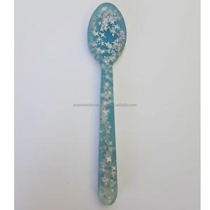 ส้อมและช้อนเรซินหลากสีสำหรับบ้านโรงแรมร้านอาหารโลโก้ที่กำหนดเอง - Product Image 1