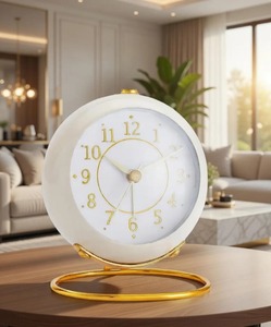 Small Size Beautiful Table Clock For <b>Study</b> Table Bedroom Side Table And Workspace <b>Desk</b> Accessory Wholesale From India - Product Image 1