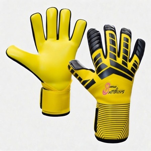 Guantes de portero Bana Brother de alta calidad con silicona impresa en la parte posterior, tecnología de protección para los dedos y excelente agarre para todos los partidos. - Product Image 3