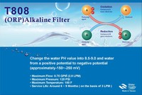 Filtre à eau minérale alcaline en ligne de 10 pouces (ph 8.5 ~ 9.0)