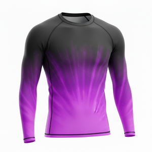 Camiseta de Compresión de Manga Larga Unisex para Mujer, para Yoga, Entrenamiento, Gimnasio, Fitness, BJJ, MMA, Jiu Jitsu, Grappling, Ropa Deportiva - Product Image 4