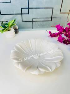 Escultura Floral Tallada en Mármol Pulido Hecha a Mano, Decoración Floral para el Hogar, Imitación Antigua, Precio al por Mayor - Product Image 2