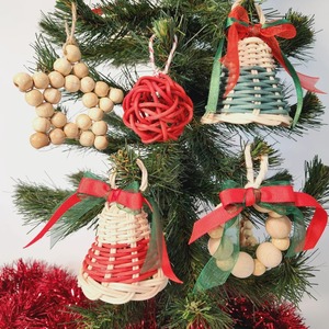 Campanas de ratán a precio económico, decoración navideña, suministros al por mayor, campana colgante hecha a mano - Product Image 6