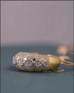 Luxury Unisex Marquise <b>Solitaire</b> <b>Ring</b> Featuring Brilliant Fire and Premium 925 <b>Silver</b> Craftsmanship by Ratan International - Product Image 2