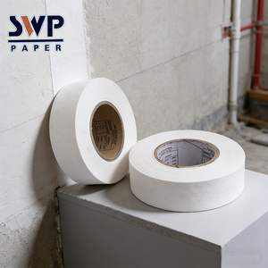 Ruban adhésif pour joints de cloisons sèches sans colle activé par l'eau, en papier kraft pour système de cloisons sèches, installation de cloisons sèches en intérieur, réparation de murs - Product Image 5