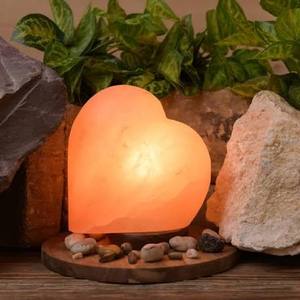 Bulk Export Grade Himalayan <b>Pink</b> Salt Heart Shaped <b>Table</b> <b>Lamp</b> Wholesale Supply - Product Image 5
