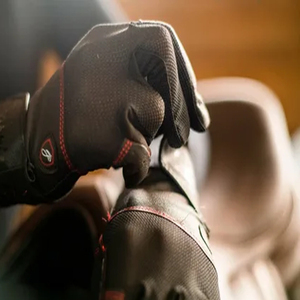 Pro Grip Performance Equestrian Gloves Breathable Serino Synthetic Leather Classy Black Dressage & Training Gloves - Product Image 5