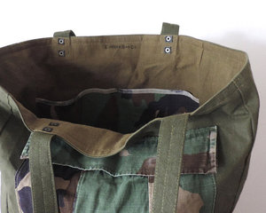 Navrit Creation Eco Friendly High Quality Fashion Cotton <b>Canvas</b> <b>Tote</b> Bag Custom Printed Logos Silk-screen Printed Camouflage - Product Image 3