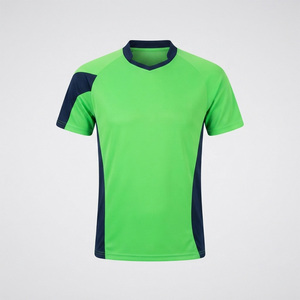เสื้อโปโลแขนสั้นสีเขียวสำหรับผู้ชาย ทรงสปอร์ต ผ้าถักแห้งเร็ว ทรงปกติ - Product Image 3