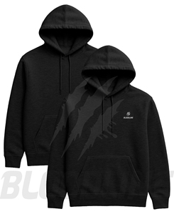 Sweat-shirt à capuche unisexe Bloodline, jaune, hiver, fermeture éclair, coupe classique, couleur unie, décontracté, poche avant, respirant, en polaire - Product Image 6